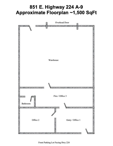 851 E Hwy 224, Denver, CO for lease - Floor Plan - Image 2 of 23