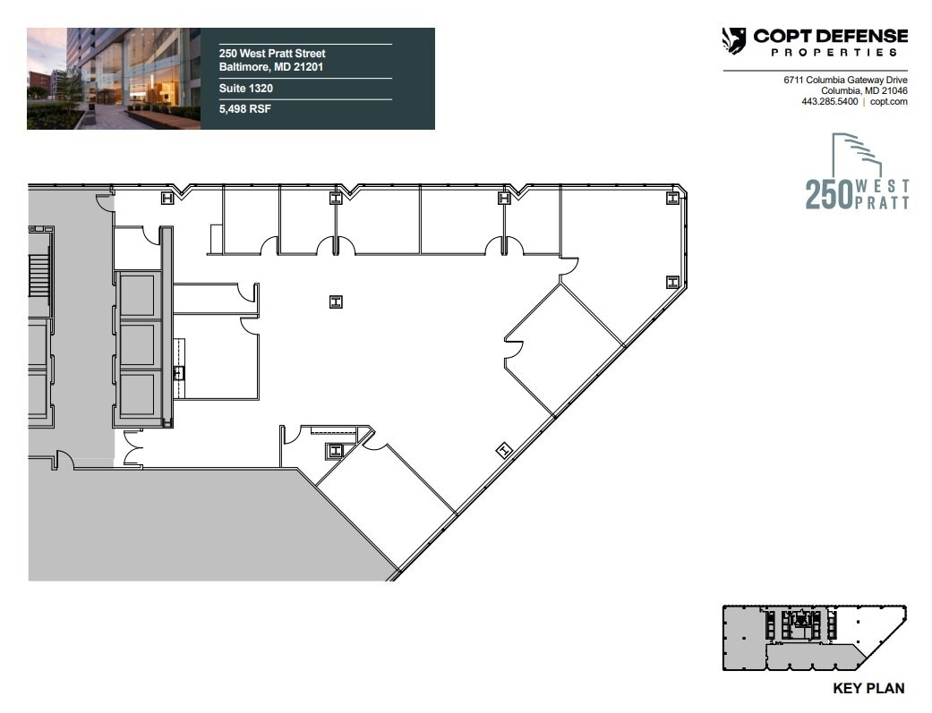 250 W Pratt St, Baltimore, MD for lease Floor Plan- Image 1 of 2