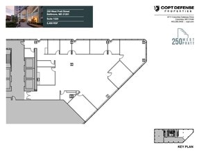 250 W Pratt St, Baltimore, MD for lease Floor Plan- Image 1 of 2