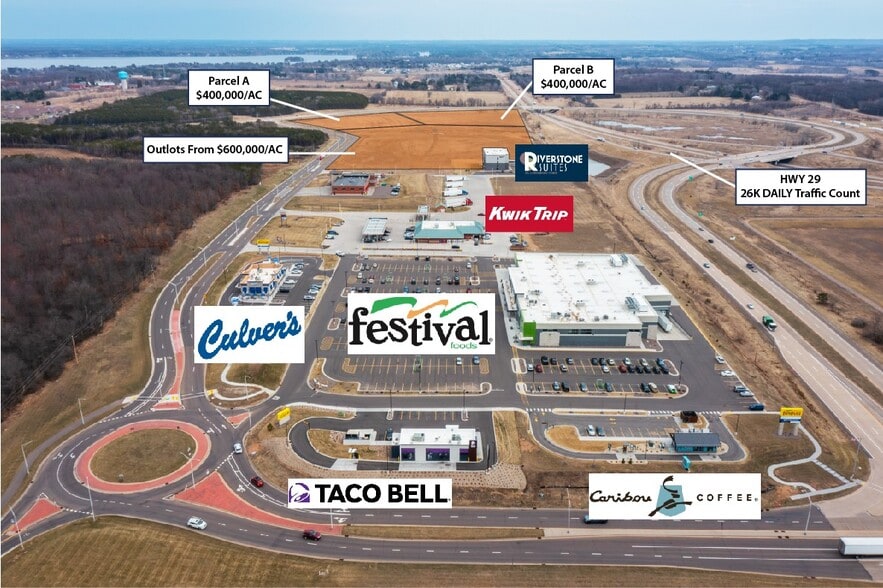 Highway 29 & Seymour Cray Sr Boulevard, Chippewa Falls, WI for sale - Building Photo - Image 1 of 9