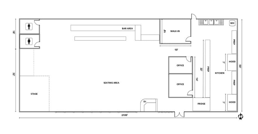 1911 W Broadway Rd, Mesa, AZ for lease Floor Plan- Image 1 of 1