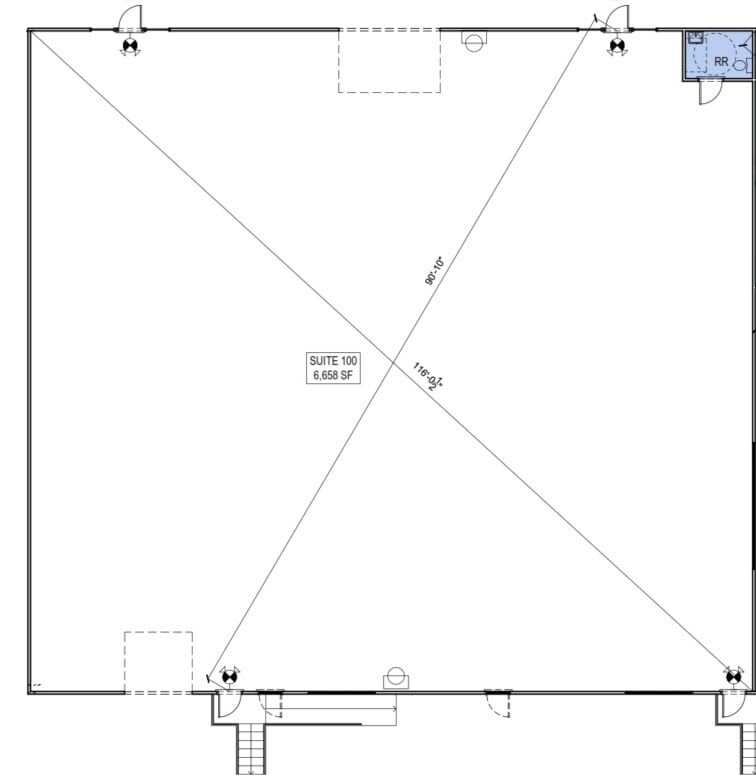 6700 Dawson Blvd, Norcross, GA for lease Floor Plan- Image 1 of 3