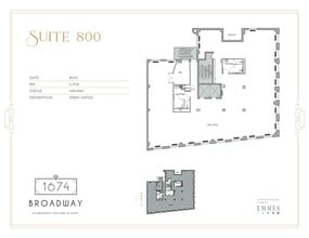 1674 Broadway, New York, NY for lease Site Plan- Image 1 of 17