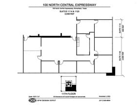 100 N Central Expy, Richardson, TX for lease Floor Plan- Image 2 of 2