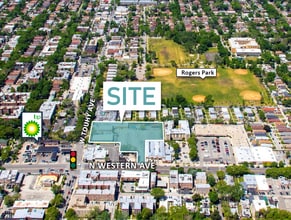 2424 W Touhy Ave, Chicago, IL - Aerial map view