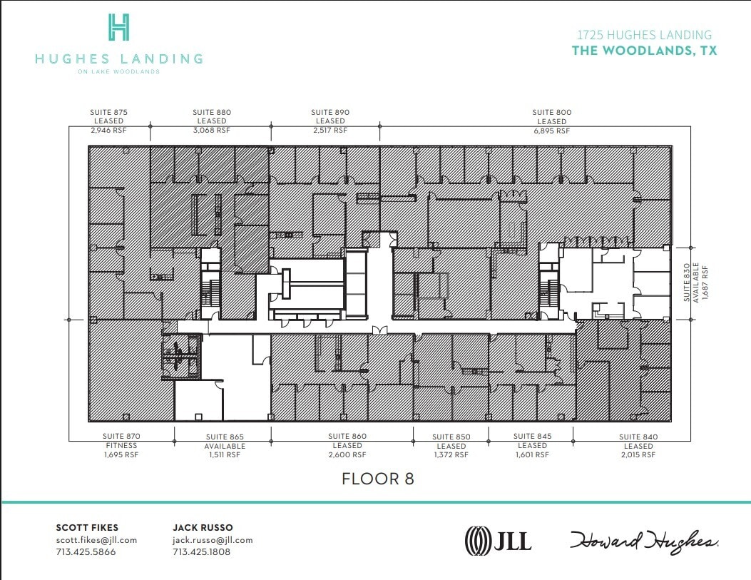 1725 Hughes Landing Blvd, The Woodlands, TX for lease Floor Plan- Image 1 of 1