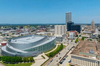 202 S Cheyenne Ave, Tulsa, OK - AERIAL map view