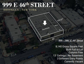 993-999 E 46th St, Brooklyn, NY - aerial  map view