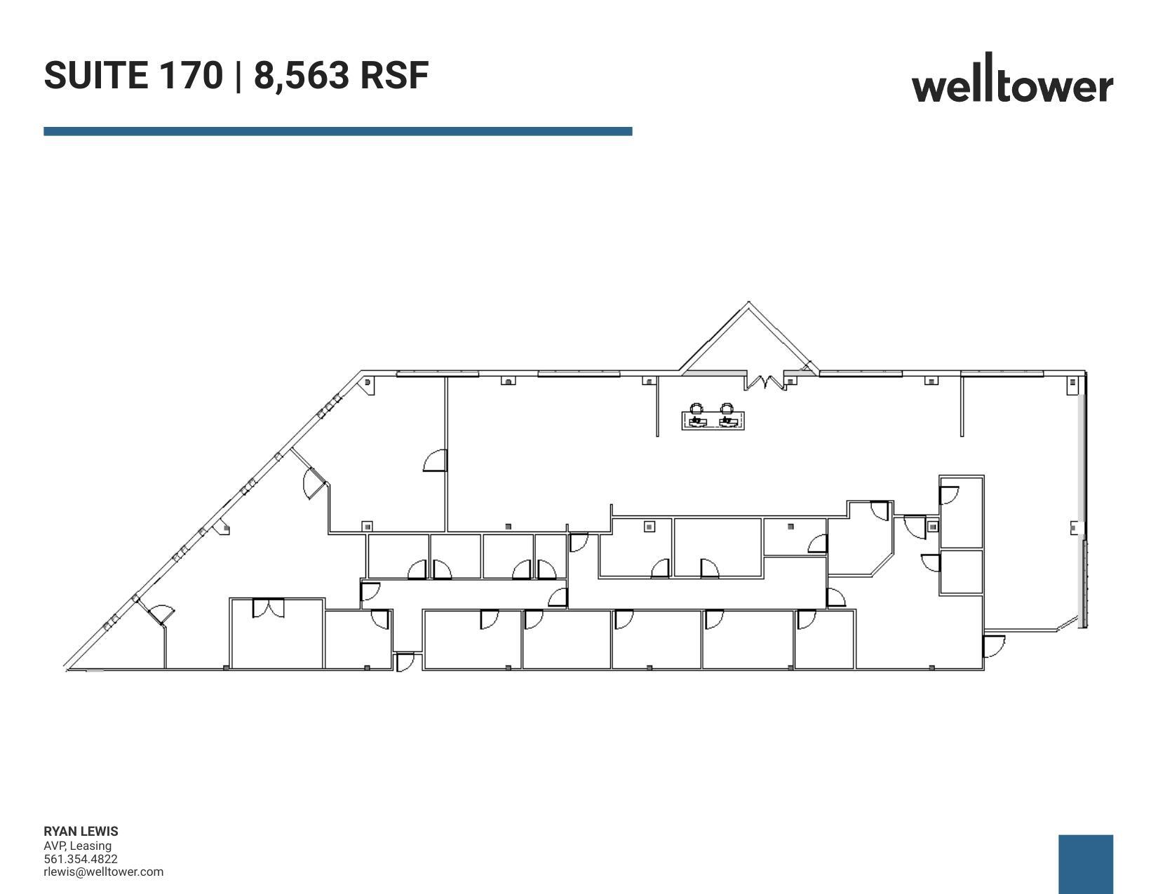 555 N New Ballas Rd, Creve Coeur, MO for lease Floor Plan- Image 1 of 1