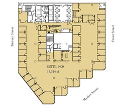 One Front St, San Francisco, CA for lease Floor Plan- Image 1 of 1