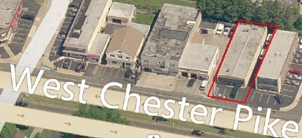 711-713 West Chester Pike, Havertown, PA - AERIAL  map view