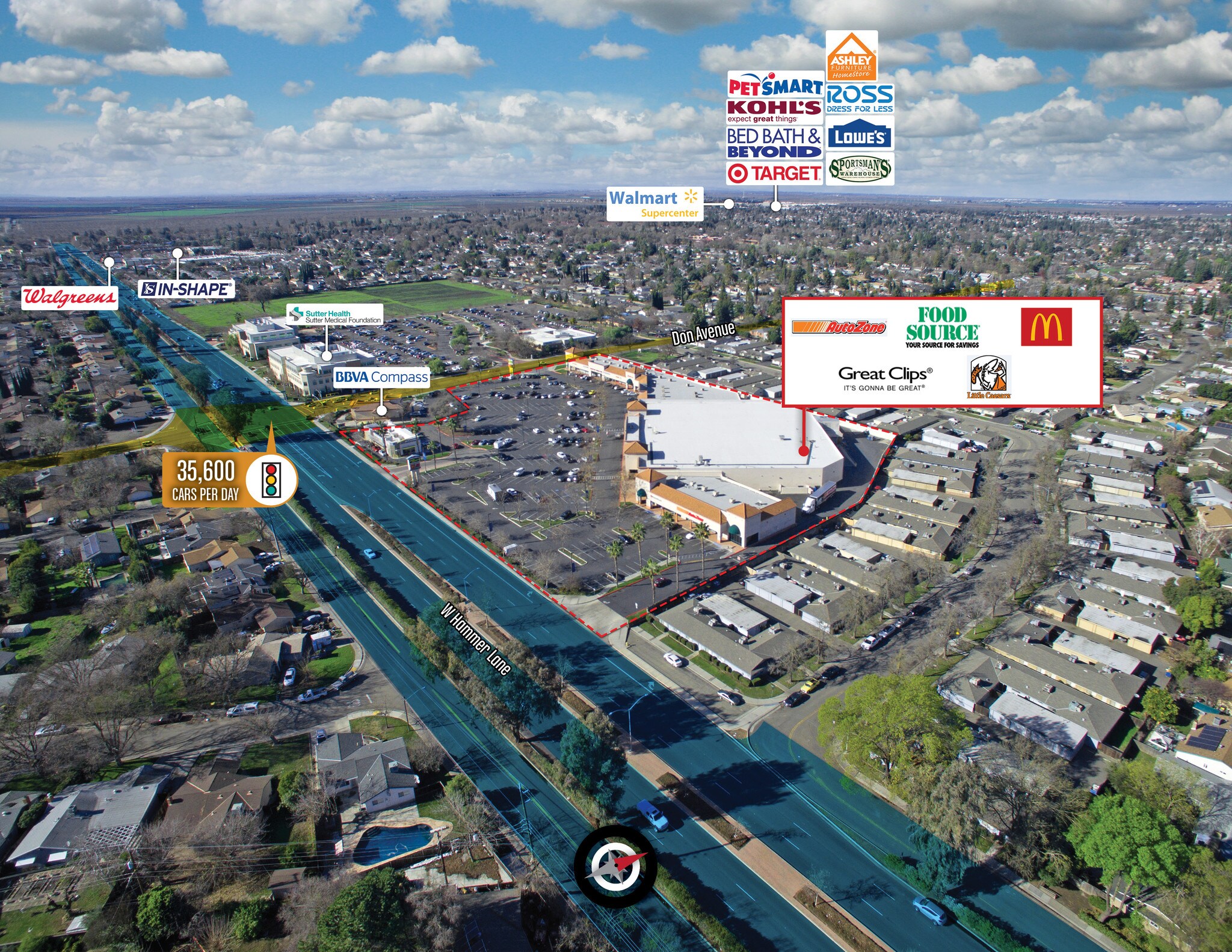 23092339 W Hammer Ln, Stockton, CA 95209 Stockton Plaza