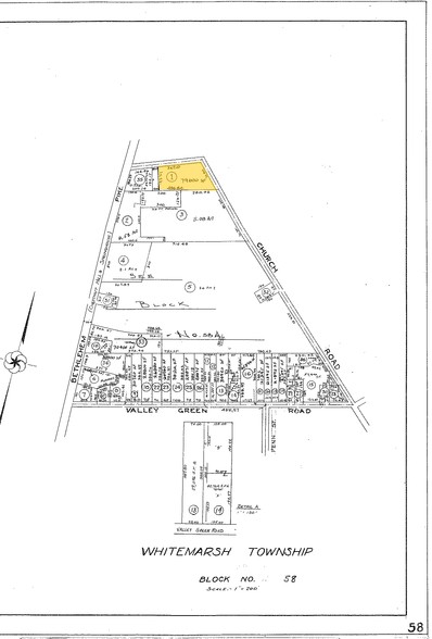 654 Bethlehem Pike, Flourtown, PA for sale - Plat Map - Image 2 of 2