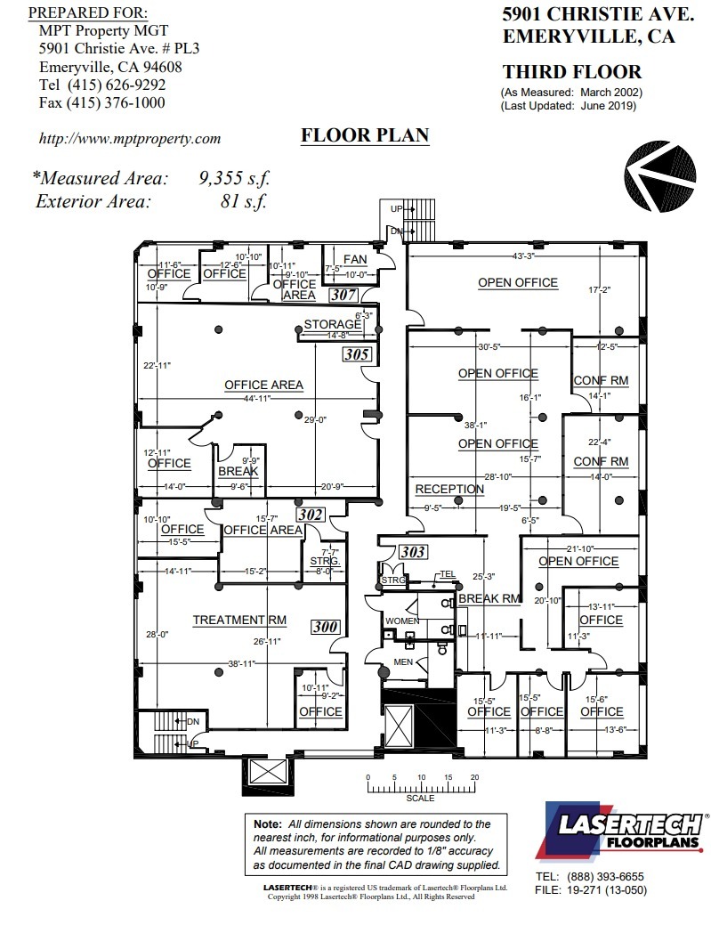 5901 Christie Ave, Emeryville, CA for lease Floor Plan- Image 1 of 1