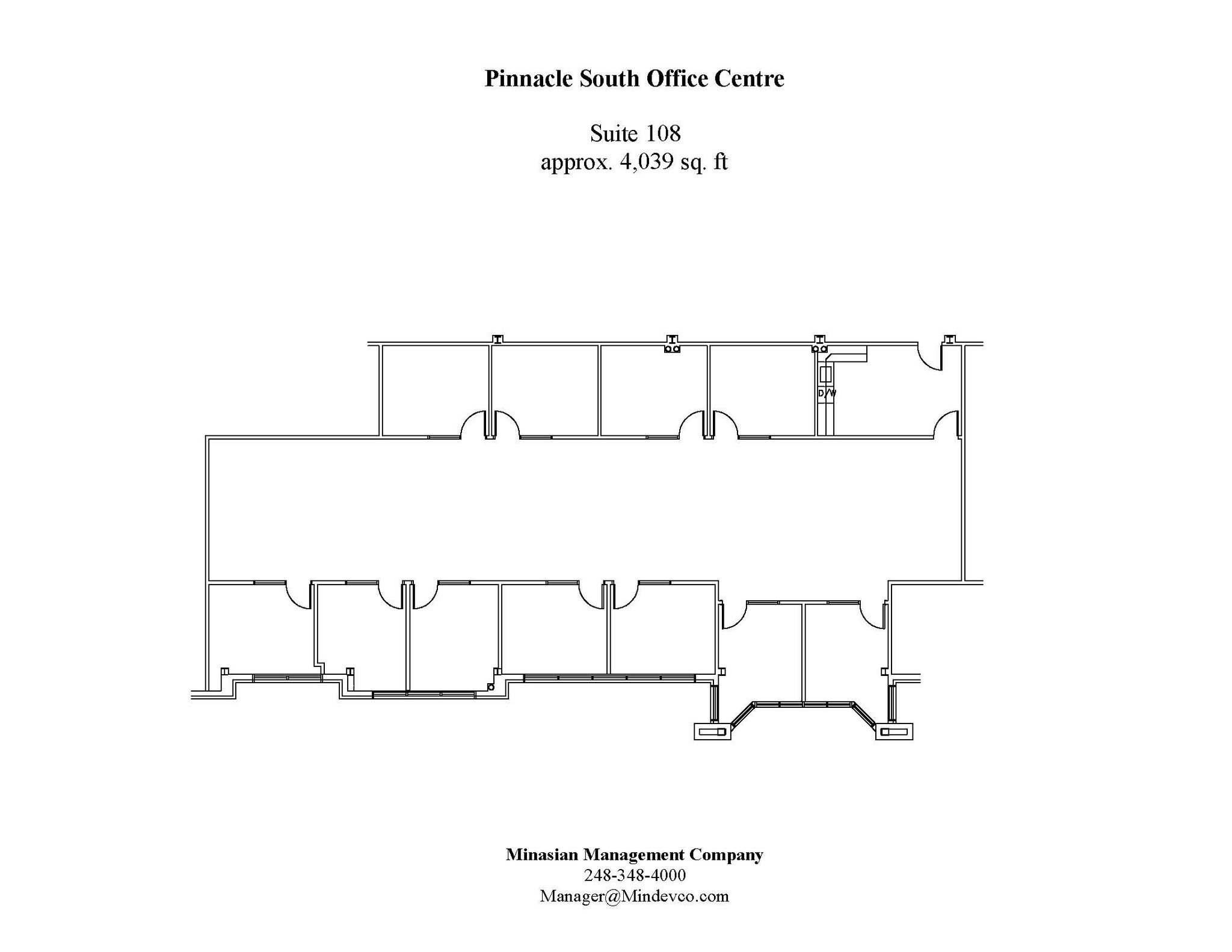 41800 W 11 Mile Rd, Novi, MI for sale Floor Plan- Image 1 of 1