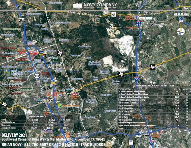 Hero Way & Main St, Leander, TX for sale - Primary Photo - Image 1 of 1