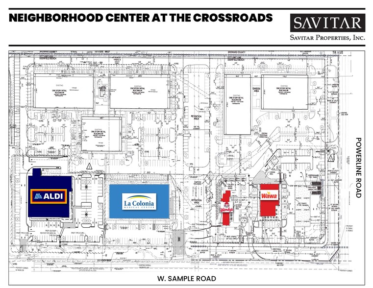 2301 W Sample Rd, Pompano Beach, FL for lease - Site Plan - Image 1 of 5