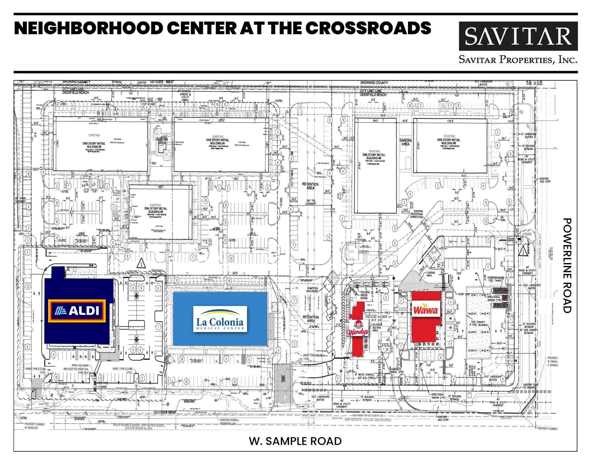 2301 W Sample Rd, Pompano Beach, FL for lease Site Plan- Image 1 of 6