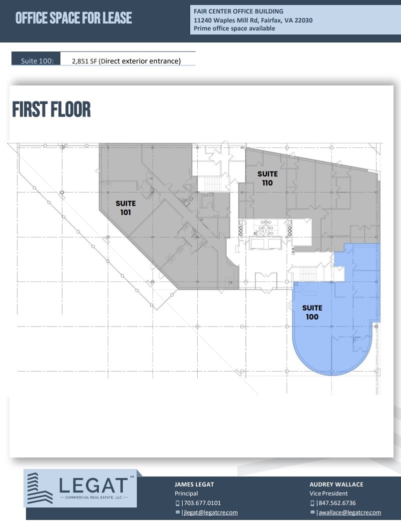 11240 Waples Mill Rd, Fairfax, VA for lease Floor Plan- Image 1 of 1