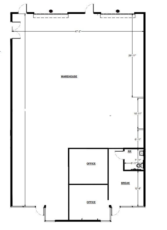 6380 S Valley View Blvd, Las Vegas, NV for lease Floor Plan- Image 1 of 1