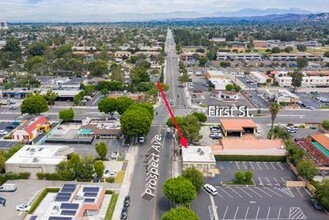 137 S Prospect Ave, Tustin, CA - aerial  map view