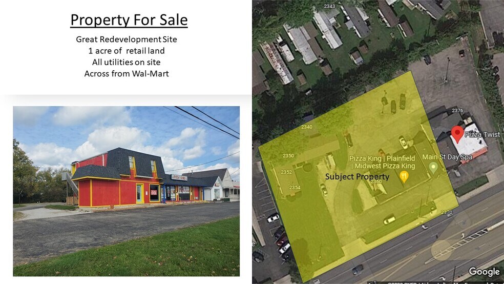 2368 E Main St, Plainfield, IN for sale - Aerial - Image 1 of 1