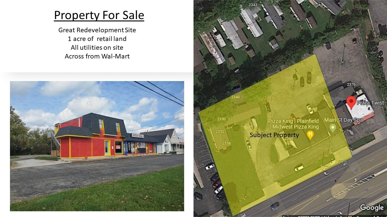 2368 E Main St, Plainfield, IN for sale Aerial- Image 1 of 1