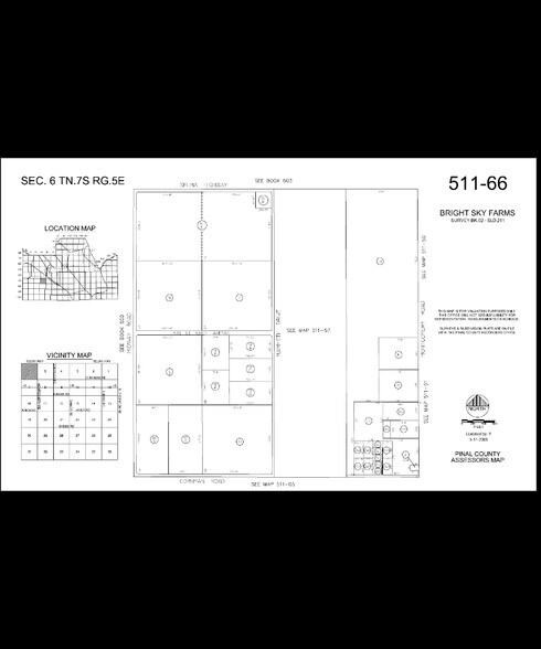 Cornman, Casa Grande, AZ for sale - Plat Map - Image 2 of 2