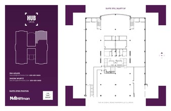 1415 W Diehl Rd, Naperville, IL for lease Floor Plan- Image 1 of 1