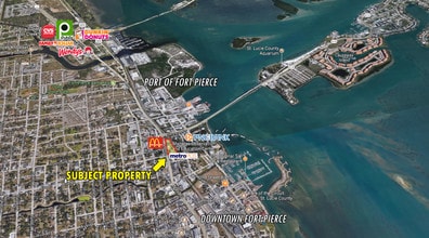 600-610 N US Highway 1, Fort Pierce, FL - AERIAL  map view
