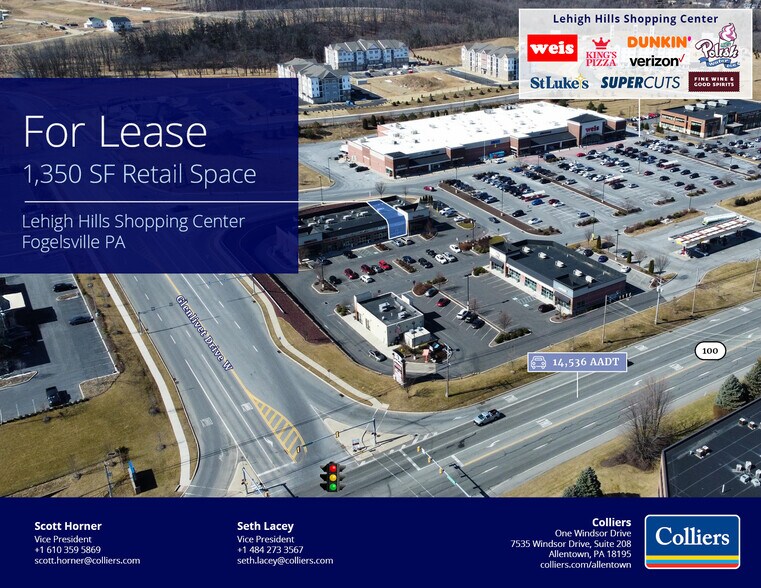 1242 N Route 100, Fogelsville, PA for lease - Building Photo - Image 1 of 1