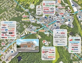 1009 Centerville Rd, Warwick, RI - AERIAL  map view