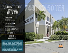 7440 SW 50th Ter, Miami FL - Warehouse