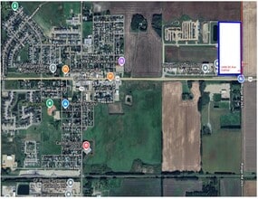 4406 50 Avenue, Calmar, AB - AERIAL  map view - Image1