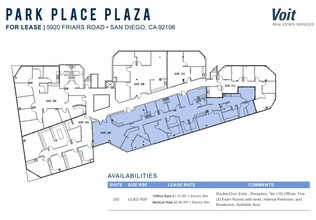 5920 Friars Rd, San Diego, CA for lease Floor Plan- Image 1 of 1