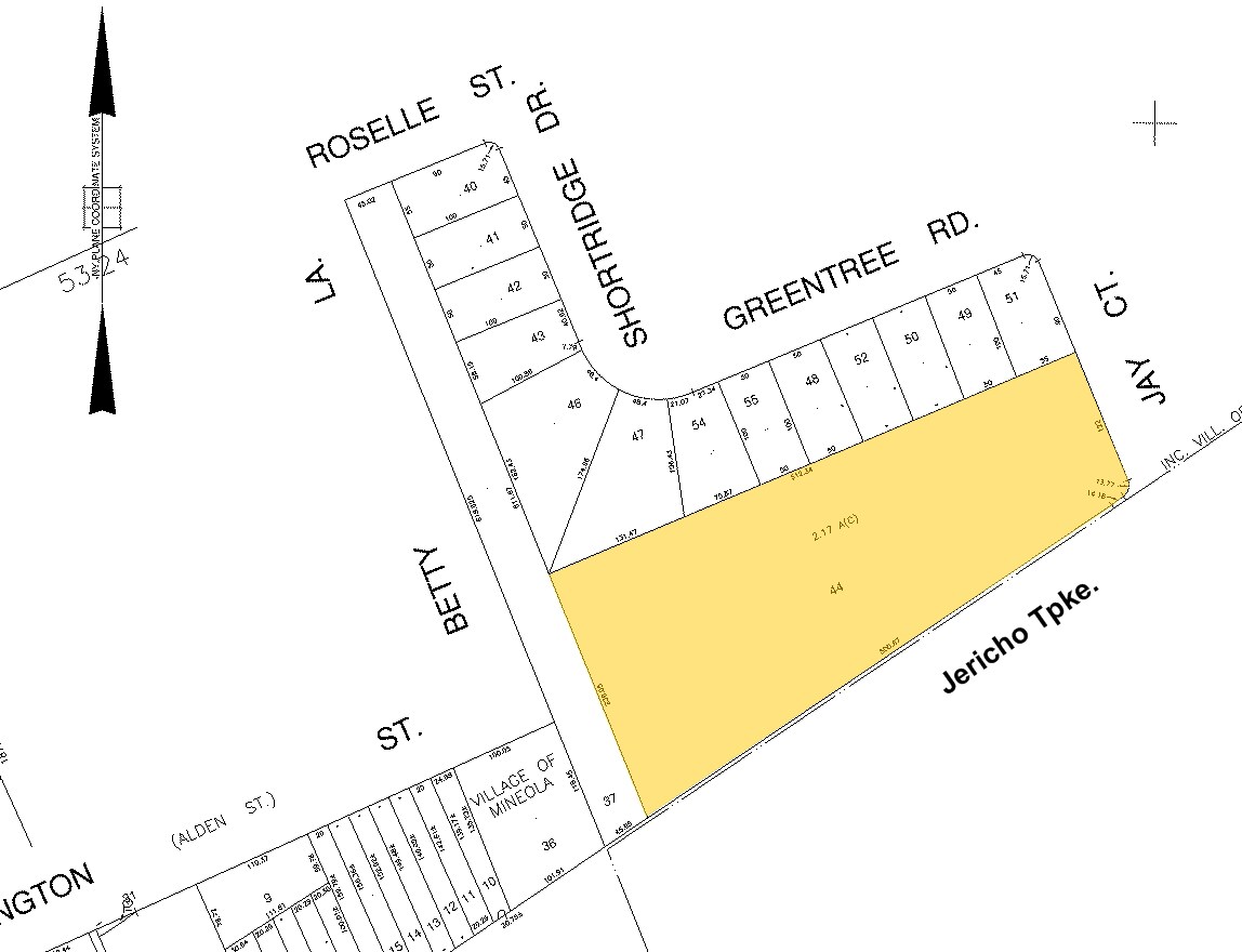 328 E Jericho Pky, Mineola, NY for sale Plat Map- Image 1 of 1