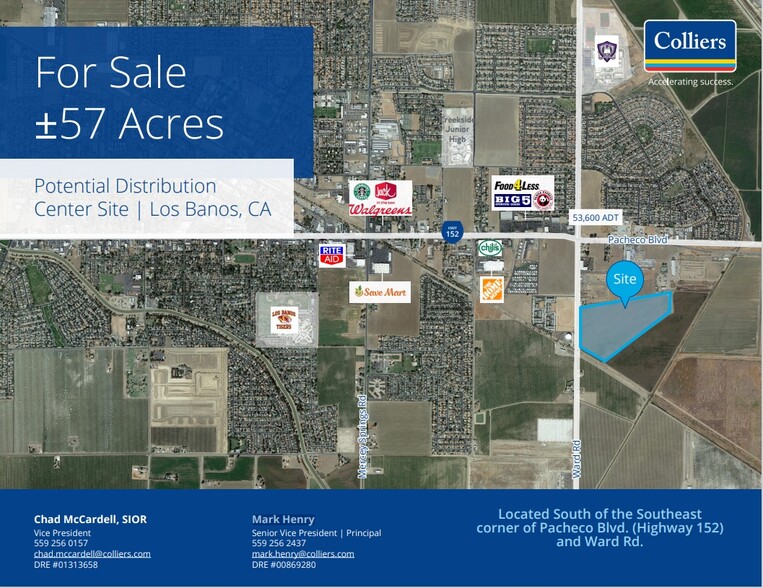 Pacheco Blvd.& Ward Rd, Los Banos, CA for sale - Primary Photo - Image 1 of 1