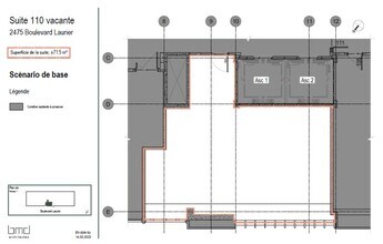 2475 Boul Laurier, Québec, QC for lease Floor Plan- Image 1 of 1