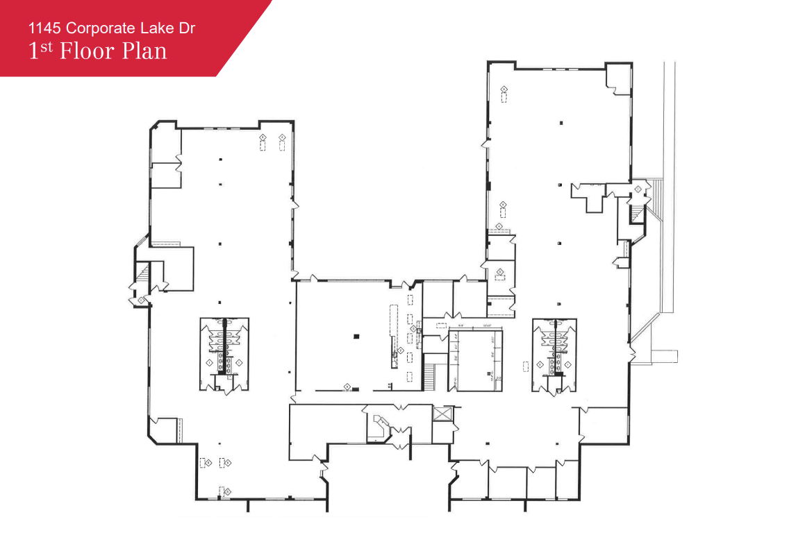 1145 Corporate Lake Dr, Creve Coeur, MO for lease Floor Plan- Image 1 of 1