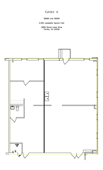 5609 Sandy Lewis Dr, Fairfax, VA for lease - Floor Plan - Image 2 of 3