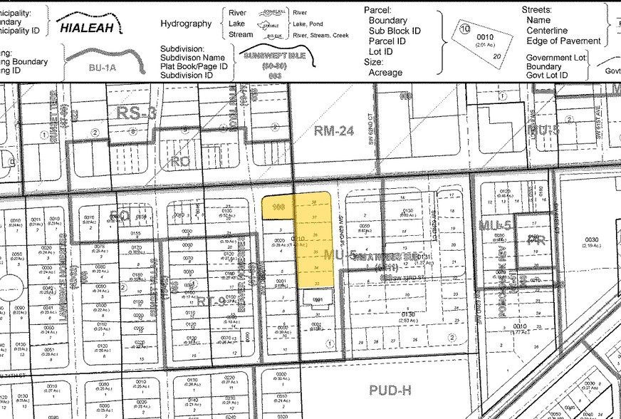 6280 Sunset Dr, Miami, FL for lease - Plat Map - Image 3 of 6