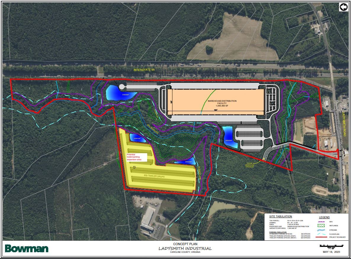 I-95 & Route 639, Ladysmith, VA for lease Site Plan- Image 1 of 1