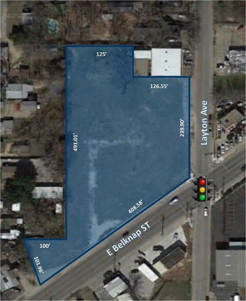 4327 E Belknap St, Fort Worth, TX for sale - Aerial - Image 1 of 1