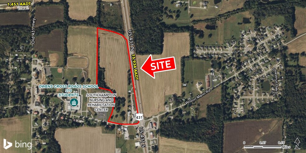 0000 Highway 431, Owens Cross Roads, AL for sale - Building Photo - Image 1 of 2