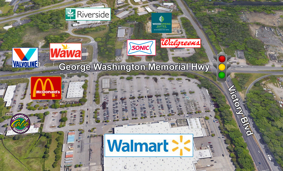 NNN Retail Investment portfolio of 2 properties for sale on LoopNet.com - Aerial - Image 3 of 9