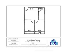 17440 N Dallas Pky, Dallas, TX for lease Floor Plan- Image 1 of 1