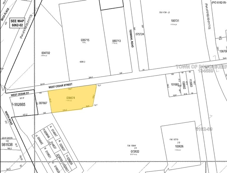 74 W Cedar St, Poughkeepsie, NY for sale - Plat Map - Image 1 of 1