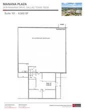 2474 Manana Dr, Dallas, TX for lease Floor Plan- Image 1 of 1