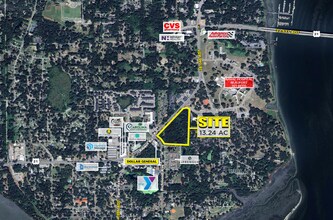 1645 Ribaut Road, Port Royal, SC - Aerial  map view