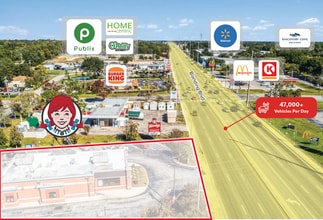 1110 Blanding Blvd, Orange Park, FL - AERIAL  map view